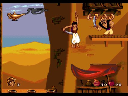 Aladdin Flying Rope Sultan Guard Swords