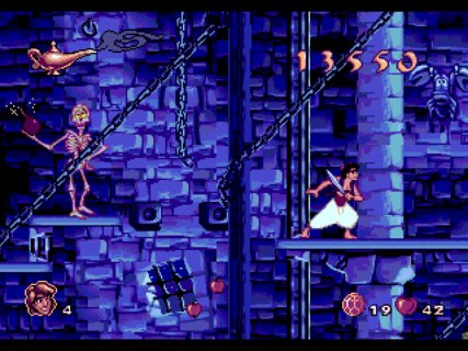 Aladdin Prison Exploding Skeleton