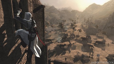 Assassins Creed Altair Climbing Building