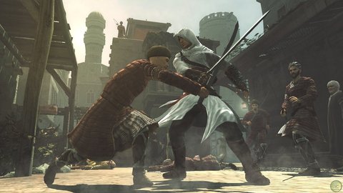 Assassins Creed Altair Guard Sword Fight
