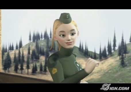 Battalion Wars Cutscene Girl