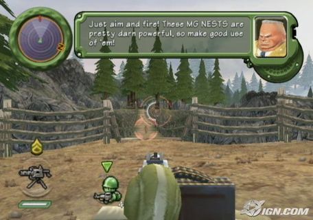 Battalion Wars Machine Gun Nest