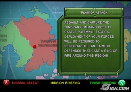 Battalion Wars World Map