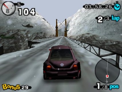 Beetle Adventure Racing Broken Bridge