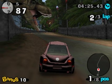 Beetle Adventure Racing T Rex Jurassic Park