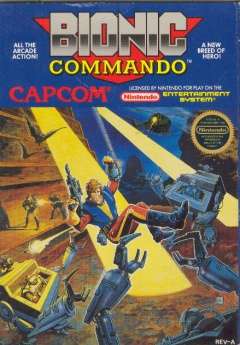 Bionic Commando nes Cover