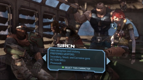 Borderlands Siren Character Select