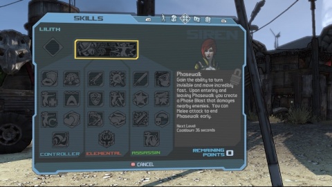 Borderlands Siren Skilltree Phasewalk