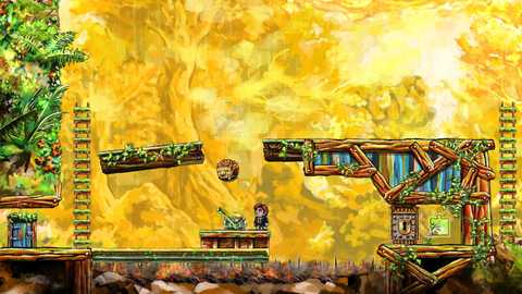 Braid Switch Platform Goomba