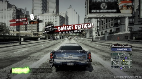 Burnout Paradise car Damage Critical
