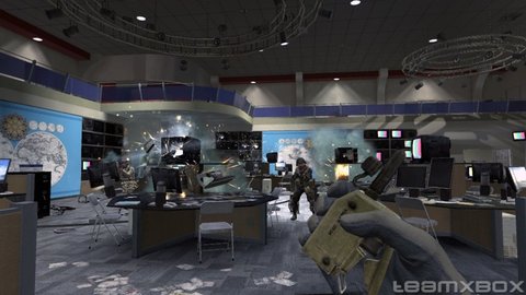 Call Of Duty 4 Marines Tv Station