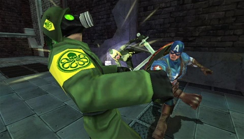 Captain America wii Punch