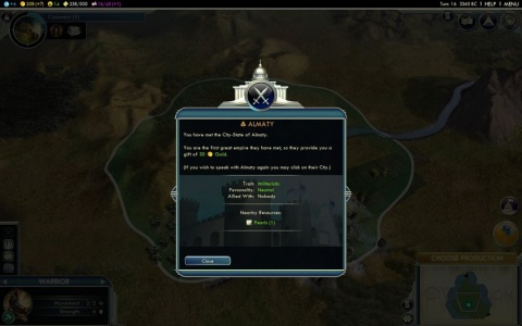 Civilization 5 Almaty City State