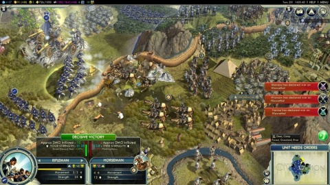 Civilization 5 Crowded Battle