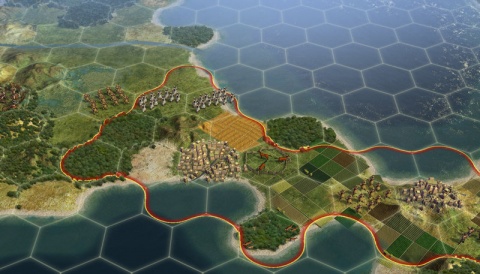 Civilization 5 hex Tactical View