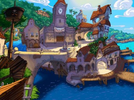 Curse Of Monkey Island Puerto Pollo