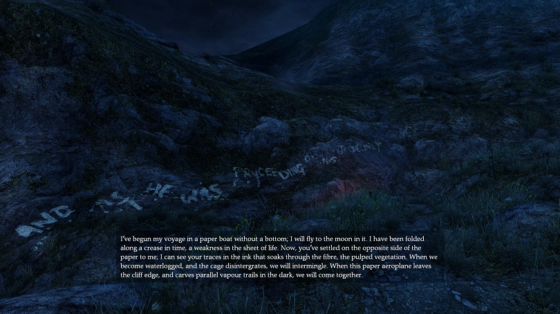 Dear Esther 13 Hillside Words