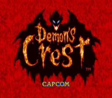Demons Crest Title Screen