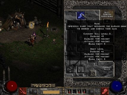 Diablo 2 Barbarian Skill Tree