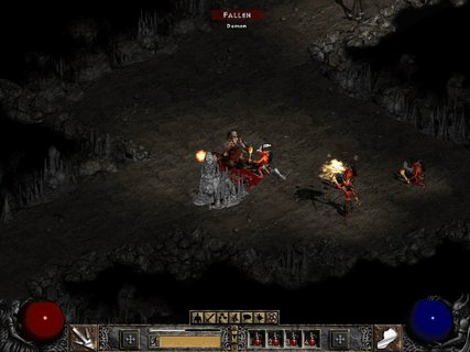Diablo 2 Den Of Evil Demon Fallen Fireball