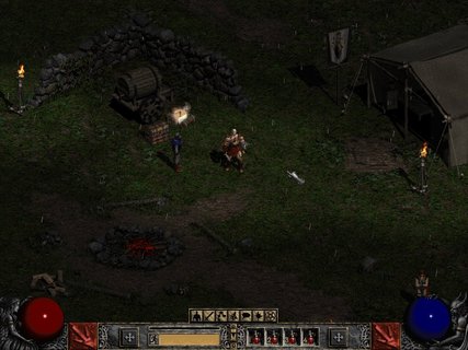 Diablo 2 Game Start Rogue Encampment
