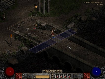 Diablo 2 Rogue Encampment Overlay Map
