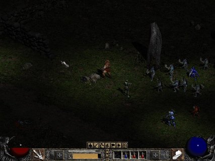 Diablo 2 Tons Of Bad Guys Run Away