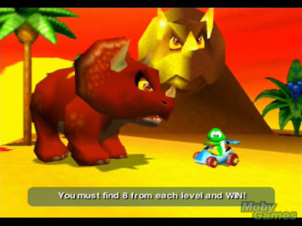 Diddy Kong Racing Tricky Triceratops Boss