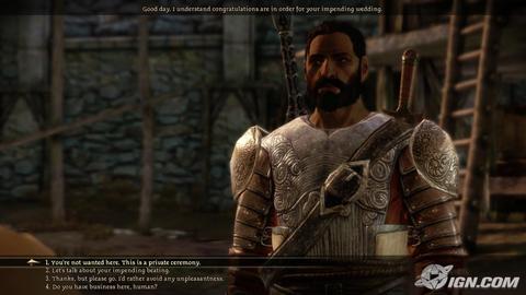 Dragon Age Origins Duncan Conversation