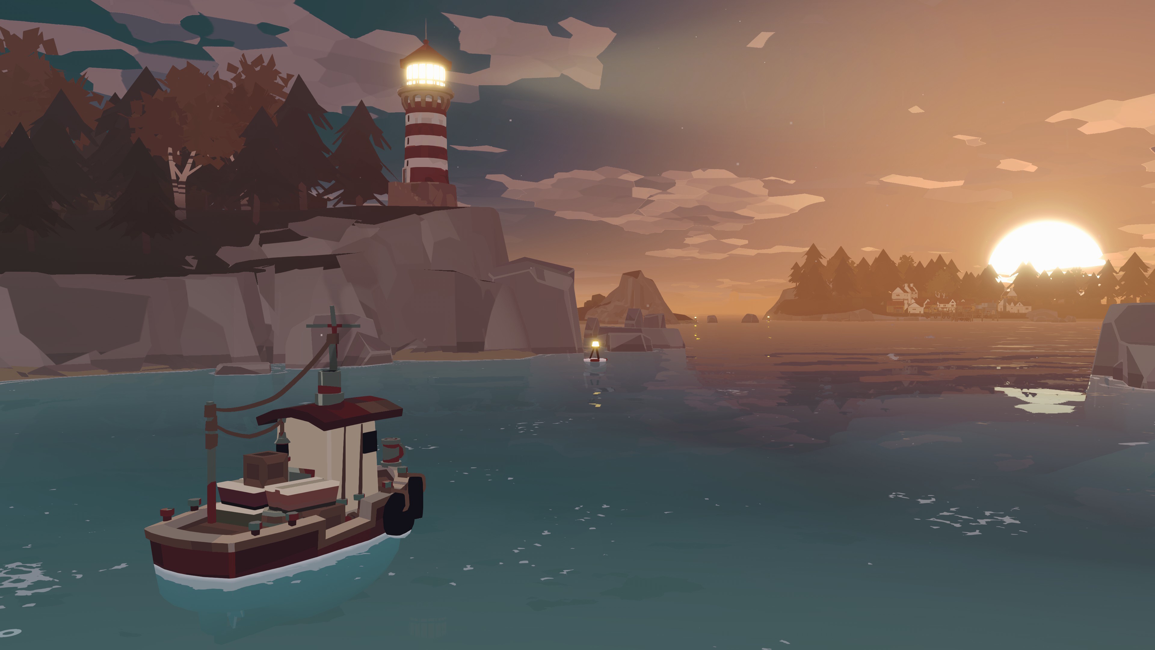 Dredge Sunset