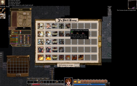 Dungeons of Dredmor Skill Tree