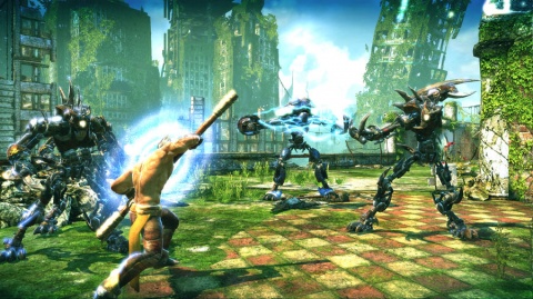 Enslaved Odyssey to the West Monkey Mech Battle