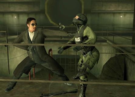 Enter The Matrix Ghost Fighting Police