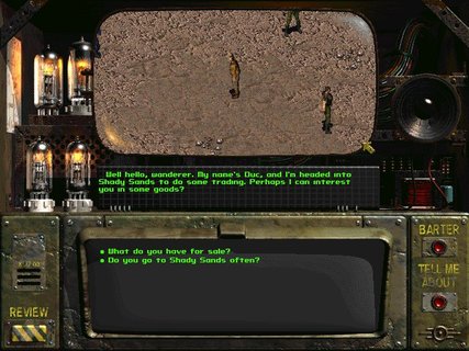 Fallout Shady Sands Duc Conversation