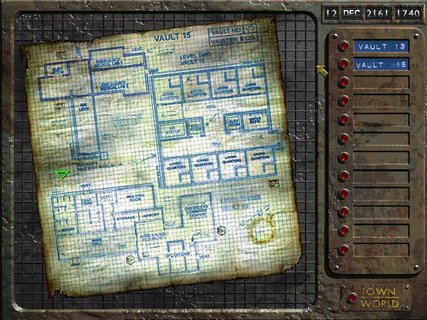Fallout Vault 15 Blueprint Map