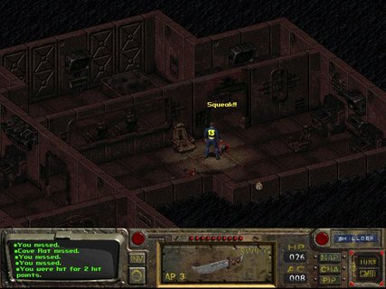 Fallout Vault 15 Rat Squeak