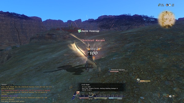 Final Fantasy 14 Marmot Battle