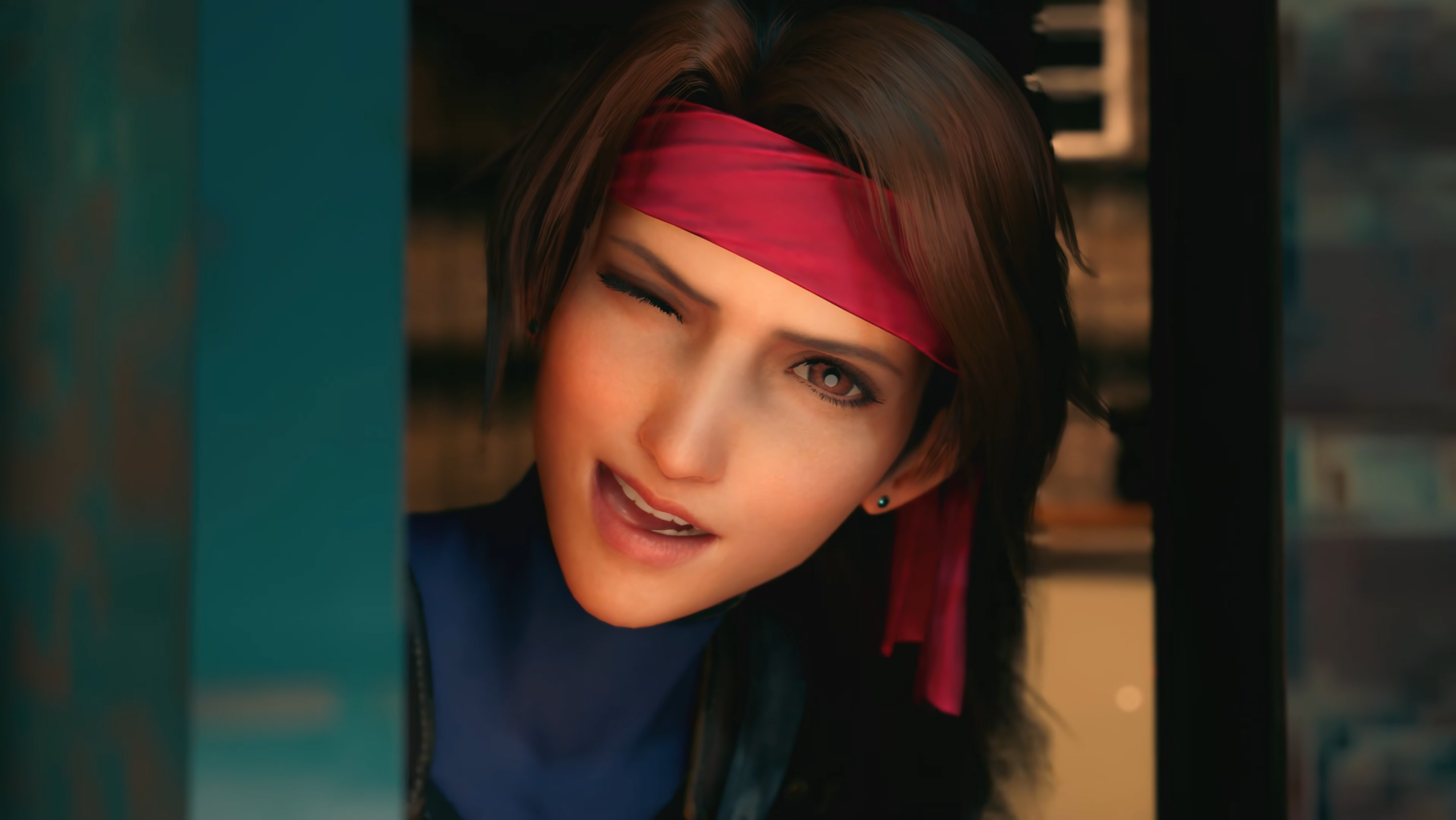 Final Fantasy 7 Remake Jessie Psych Wink