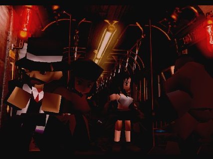 Final Fantasy 7 Tifa Train Disguise Alert