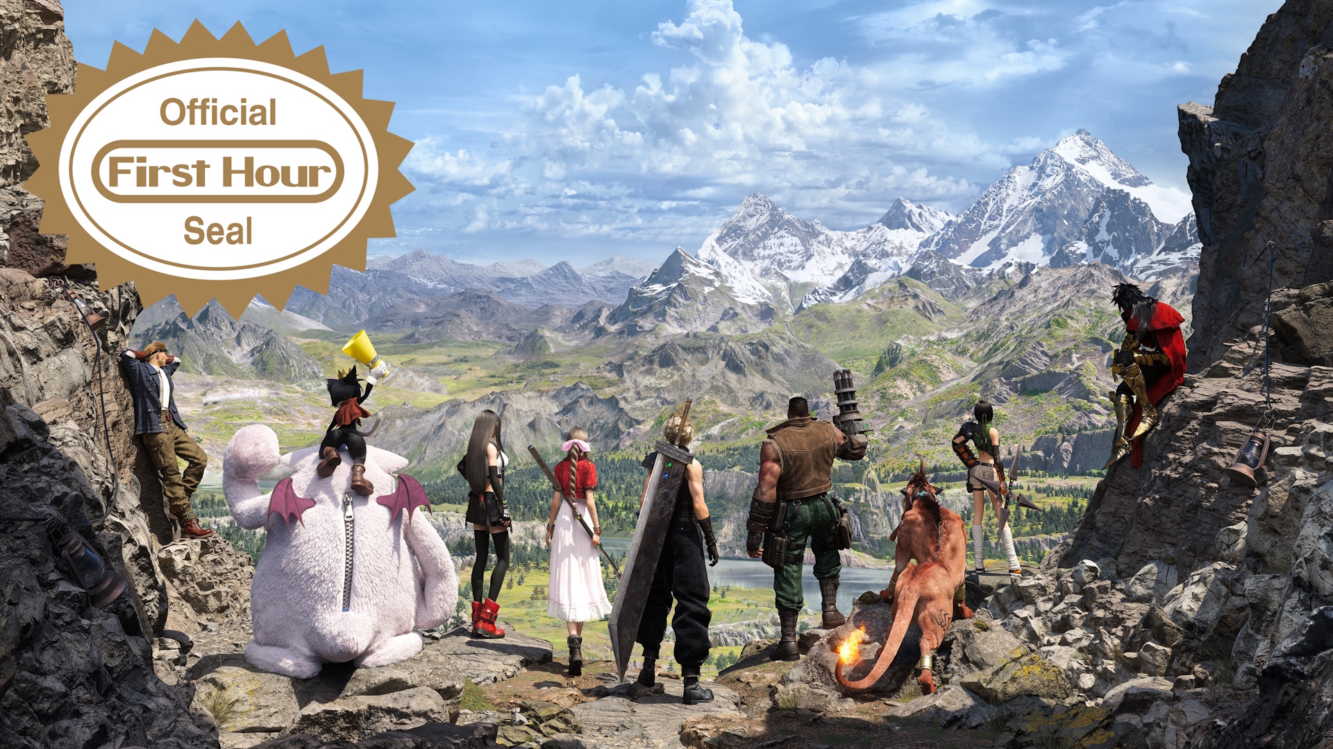 final fantasy vii rebirth cloud tifa aerith barret red cait cid yuffie vincent