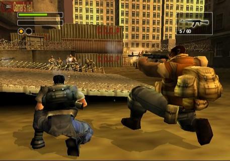 Freedom Fighters Crouch And Shoot