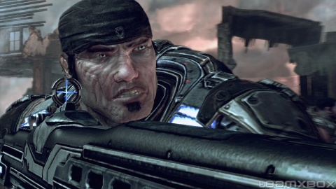 Gears of war 2 Marcus Fenix Closeup