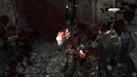 Gears Of War Marcus Locust Chainsaw Gore