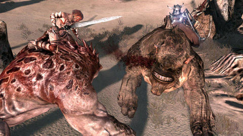 Golden Axe Beast Rider Tyris Battle