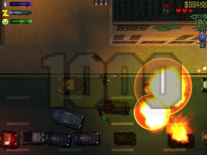 Grand Theft Auto 2 Exploding Ambulance 1000 Points