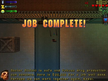 Grand Theft Auto 2 Yakuza Job Complete