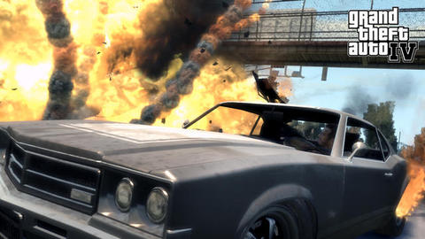 Grand Theft Auto 4 Niko Exploding Car