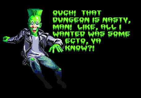 Haunting Polterguy Nasty Dungeon Game Over