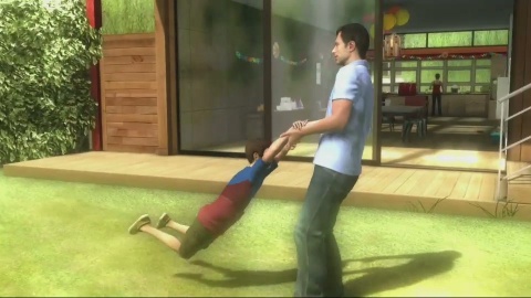 Heavy Rain boy Swing