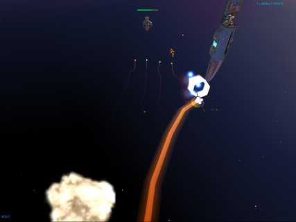 Homeworld Ship Battle Explosion Mothership